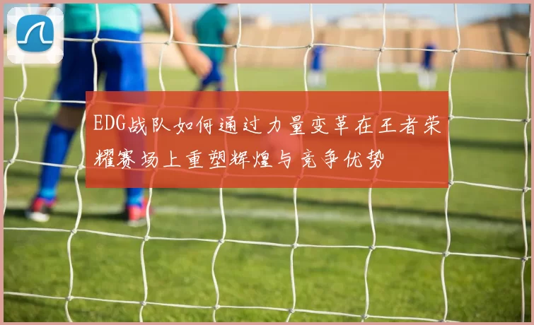EDG战队如何通过力量变革在王者荣耀赛场上重塑辉煌与竞争优势